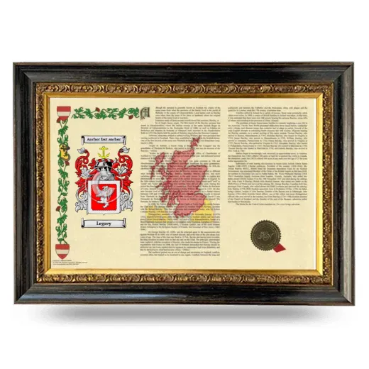 Legrey Armorial Landscape Framed - Heirloom