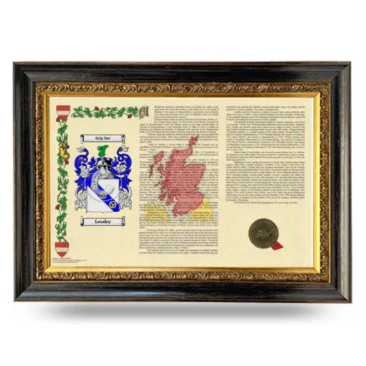 Lessley Armorial Landscape Framed - Heirloom