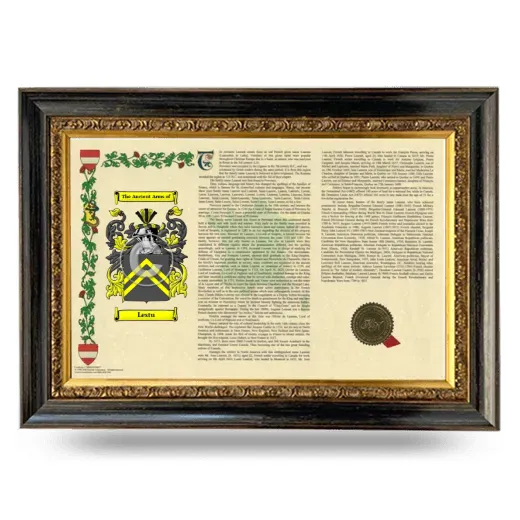Lestu Armorial Landscape Framed - Heirloom