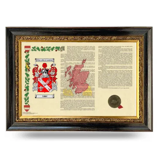 Lidal Armorial Landscape Framed - Heirloom