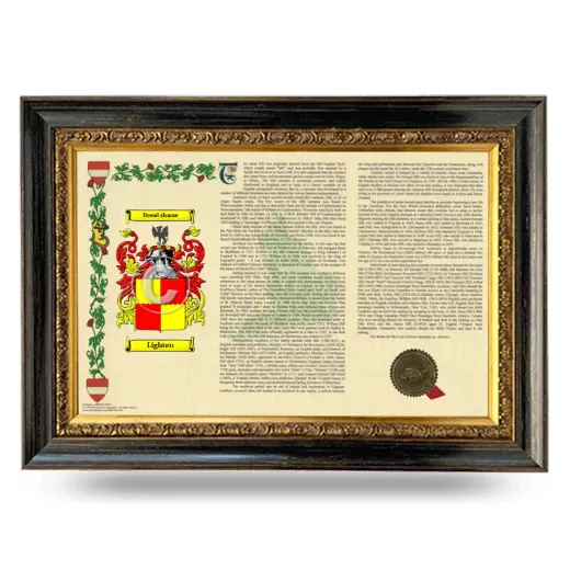 Lighten Armorial Landscape Framed - Heirloom