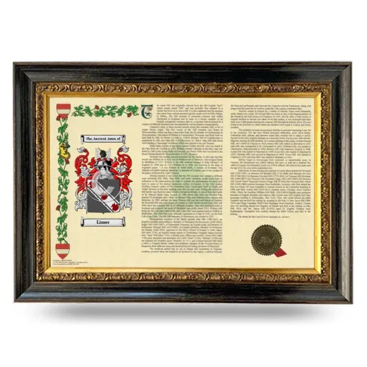 Limer Armorial Landscape Framed - Heirloom