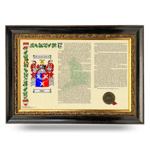 Liner Armorial Landscape Framed - Heirloom