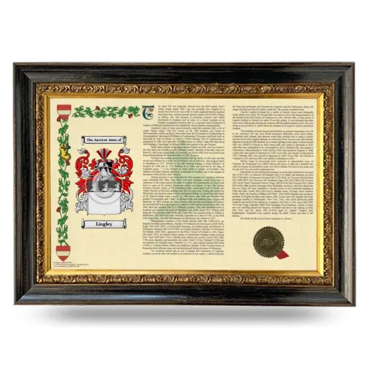 Lingley Armorial Landscape Framed - Heirloom