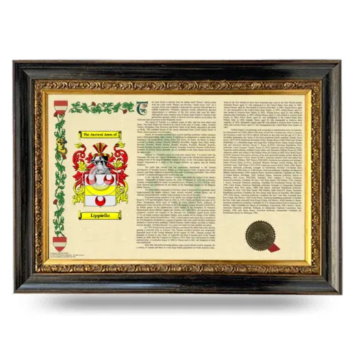 Lippiello Armorial Landscape Framed - Heirloom