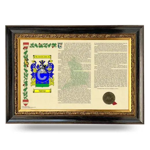 Liptrap Armorial Landscape Framed - Heirloom