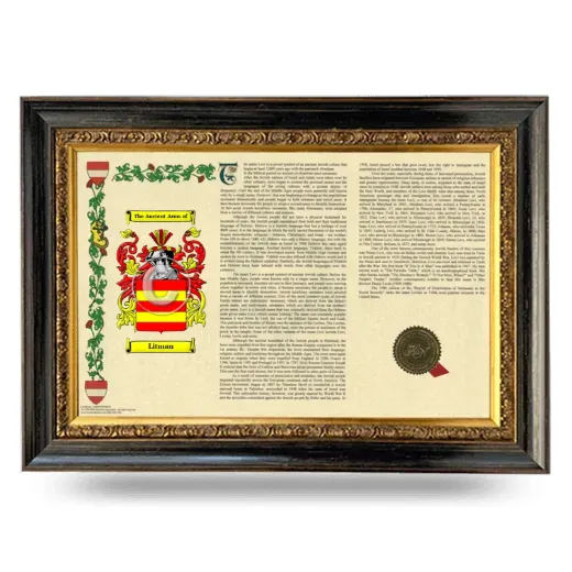 Litman Armorial Landscape Framed - Heirloom