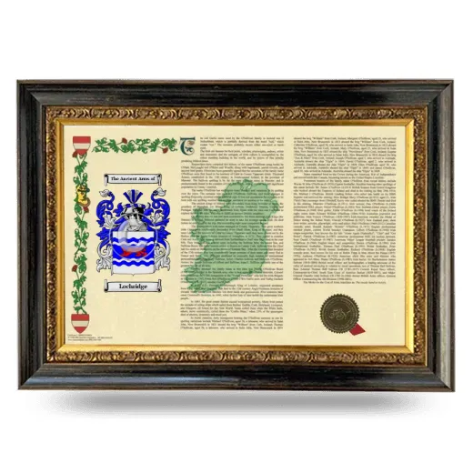 Lochridge Armorial Landscape Framed - Heirloom