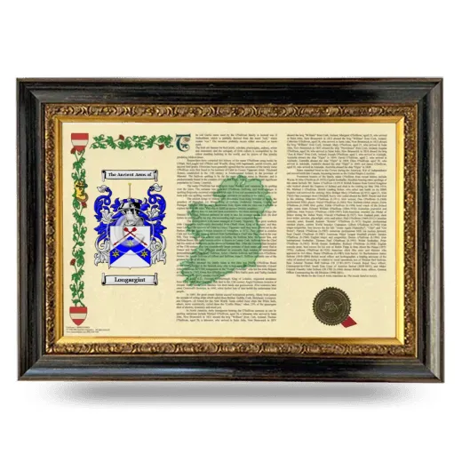 Longargint Armorial Landscape Framed - Heirloom