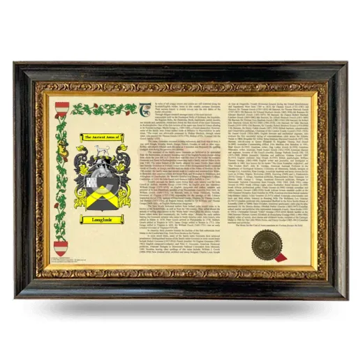 Longhuir Armorial Landscape Framed - Heirloom