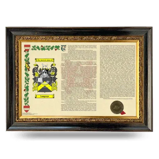 Longmyr Armorial Landscape Framed - Heirloom