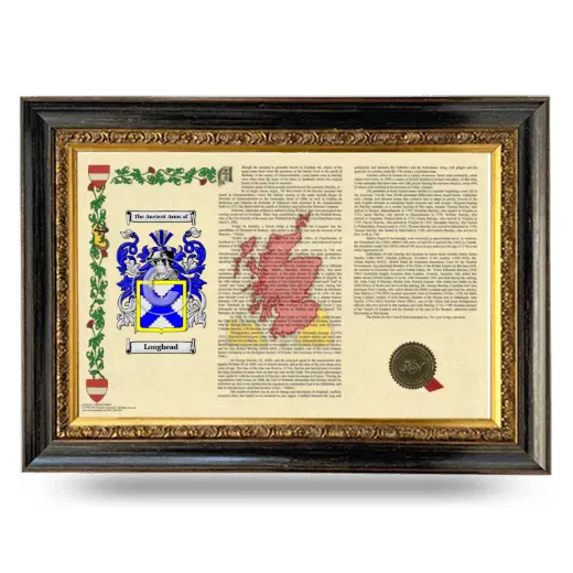 Loughead Armorial Landscape Framed - Heirloom