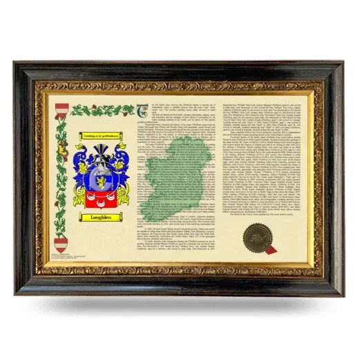 Loughlen Armorial Landscape Framed - Heirloom