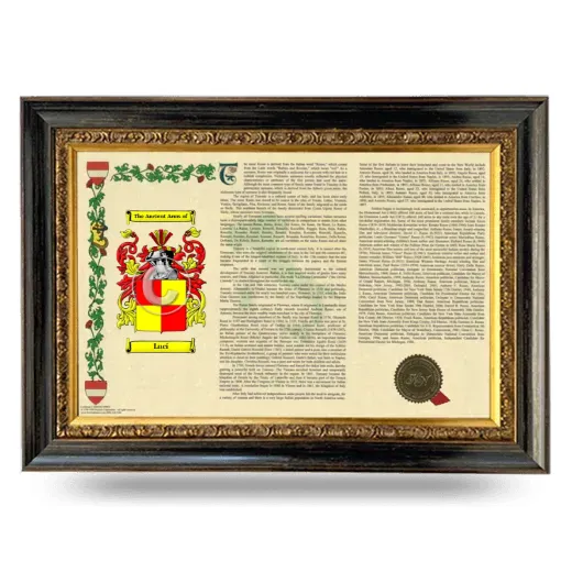 Lucí Armorial Landscape Framed - Heirloom