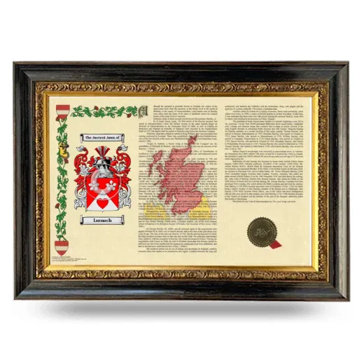 Lurnach Armorial Landscape Framed - Heirloom