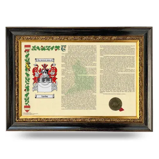 Lynlay Armorial Landscape Framed - Heirloom