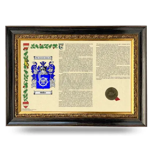 Möller Armorial Landscape Framed - Heirloom