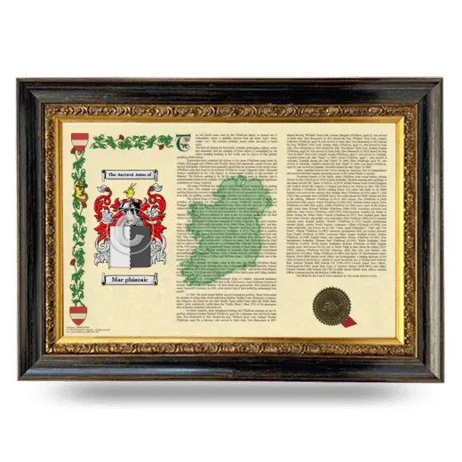 Mac phiaraic Armorial Landscape Framed - Heirloom
