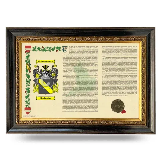 Macbradint Armorial Landscape Framed - Heirloom
