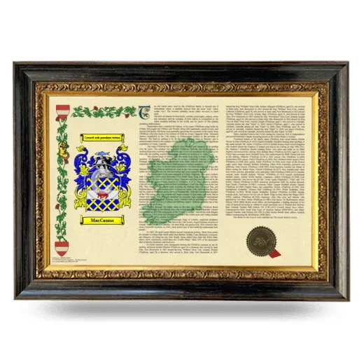 MacCanna Armorial Landscape Framed - Heirloom