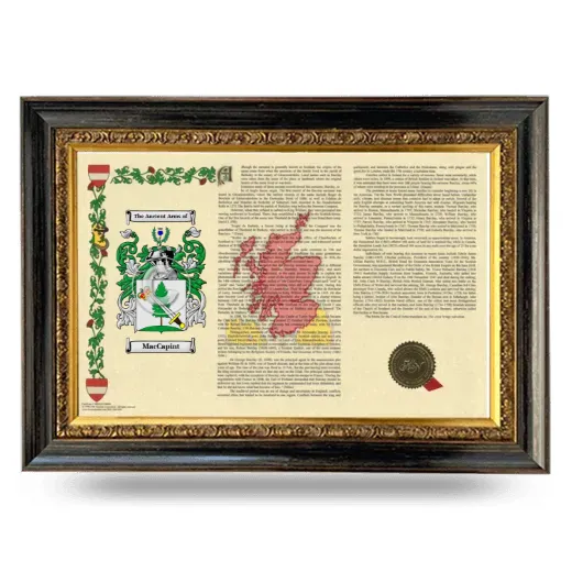 MacCapint Armorial Landscape Framed - Heirloom