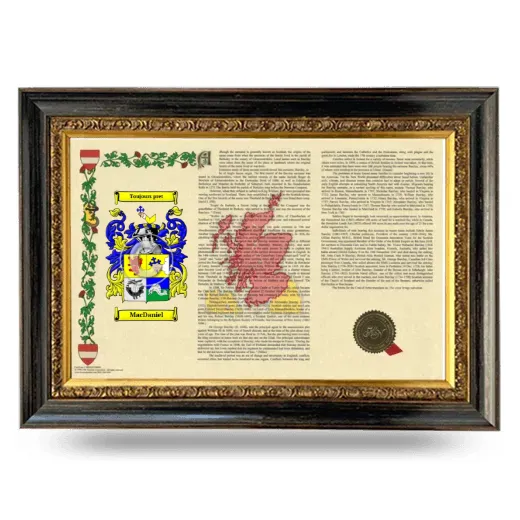 MacDaniel Armorial Landscape Framed - Heirloom