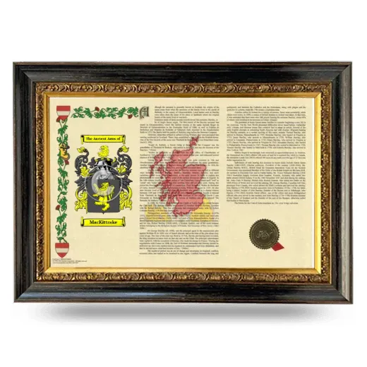 MacKittrake Armorial Landscape Framed - Heirloom
