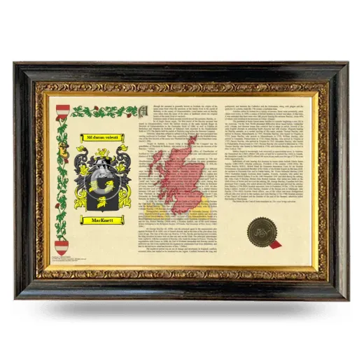MacKnett Armorial Landscape Framed - Heirloom