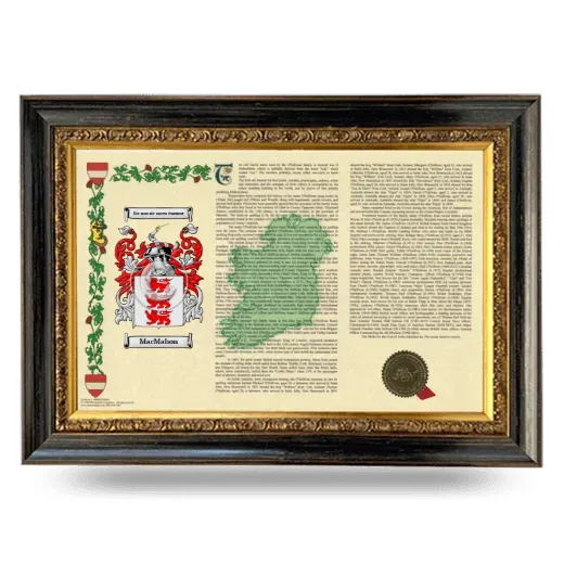 MacMahon Armorial Landscape Framed - Heirloom