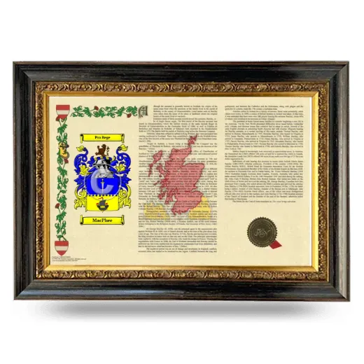 MacPhee Armorial Landscape Framed - Heirloom