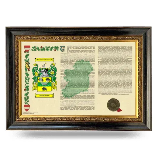 MacSween Armorial Landscape Framed - Heirloom