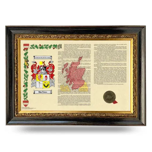MacVean Armorial Landscape Framed - Heirloom