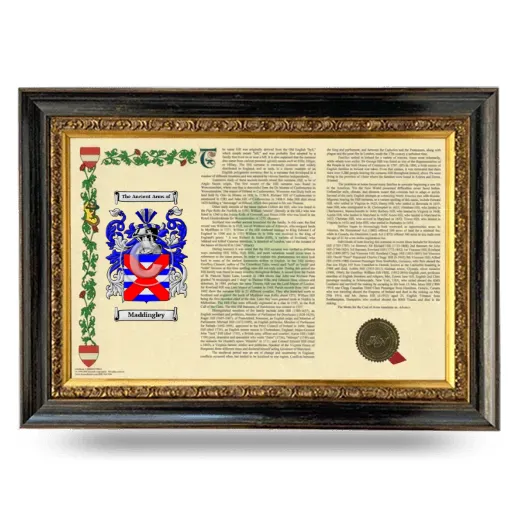 Maddingley Armorial Landscape Framed - Heirloom