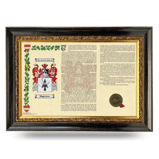 Magnuson Armorial Landscape Framed - Heirloom