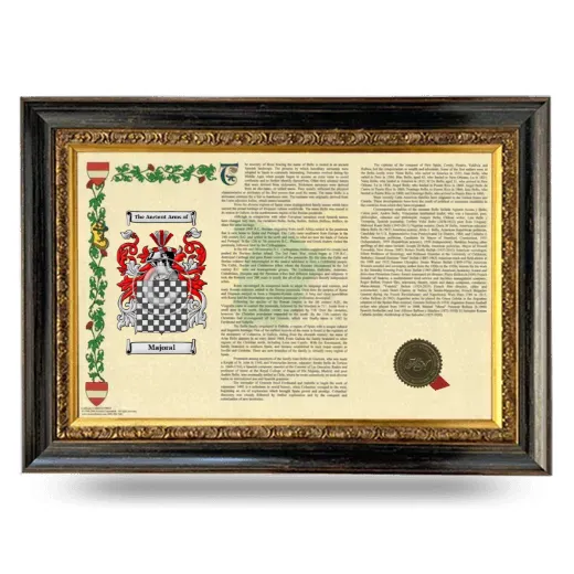 Majoral Armorial Landscape Framed - Heirloom