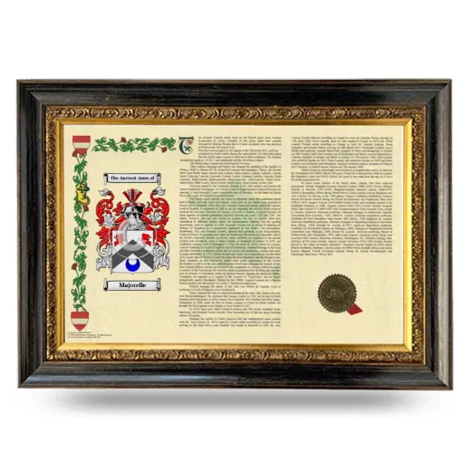 Majorelle Armorial Landscape Framed - Heirloom