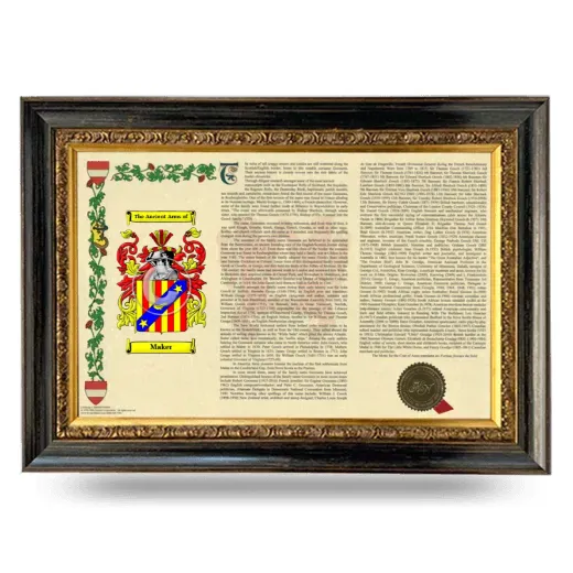 Maker Armorial Landscape Framed - Heirloom