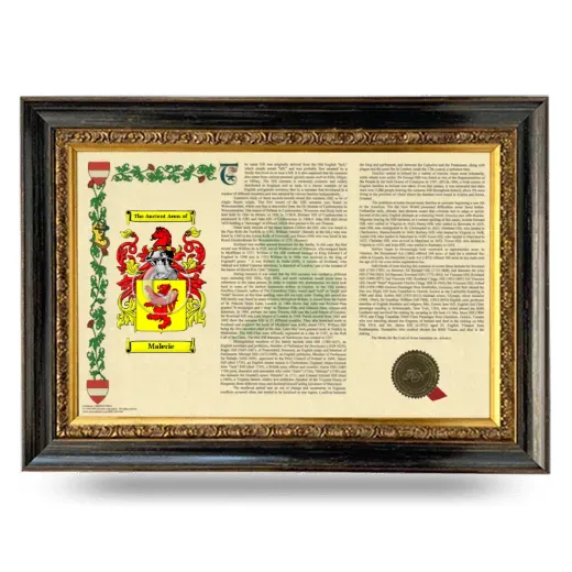 Malerie Armorial Landscape Framed - Heirloom