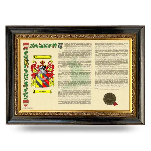 Marfleet Armorial Landscape Framed - Heirloom