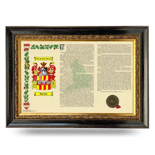 Martiny Armorial Landscape Framed - Heirloom