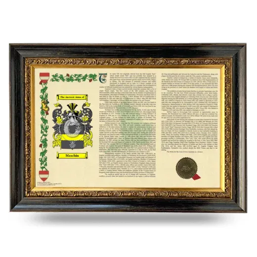 Maschin Armorial Landscape Framed - Heirloom