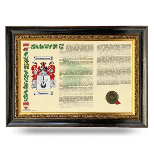 Matarazzo Armorial Landscape Framed - Heirloom