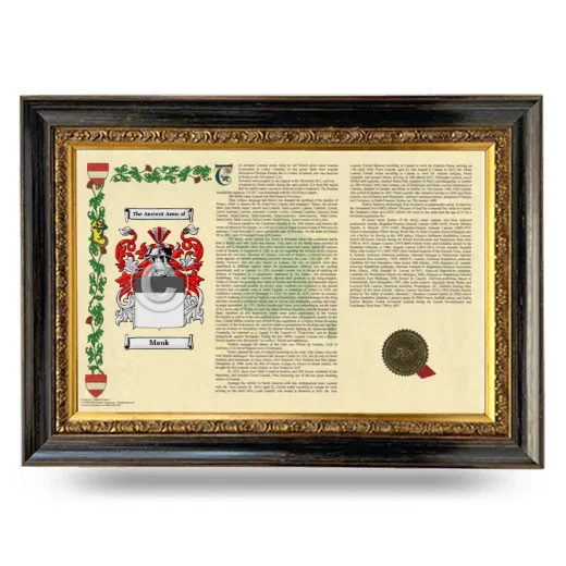Mauk Armorial Landscape Framed - Heirloom