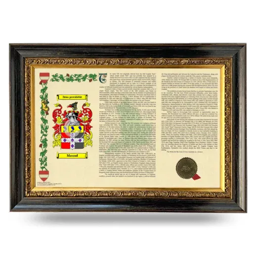 Maund Armorial Landscape Framed - Heirloom