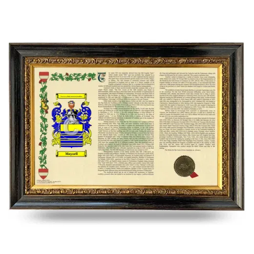 Maynell Armorial Landscape Framed - Heirloom