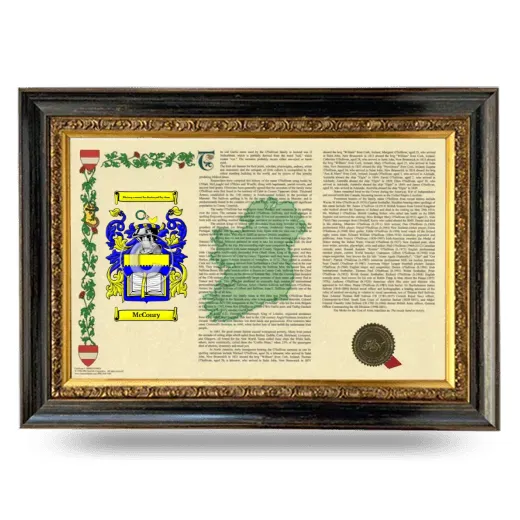 McConry Armorial Landscape Framed - Heirloom