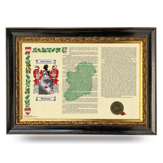 McConvey Armorial Landscape Framed - Heirloom