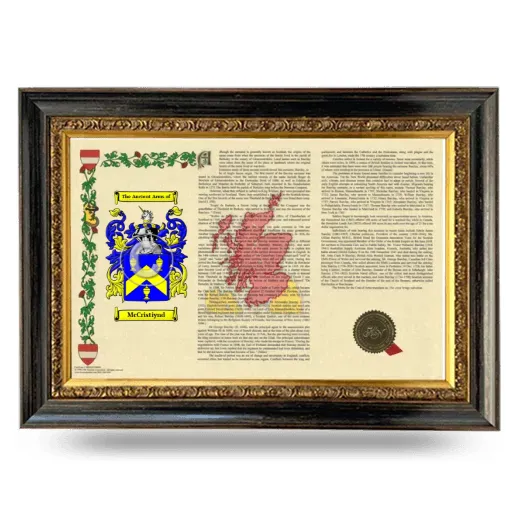 McCristiynd Armorial Landscape Framed - Heirloom