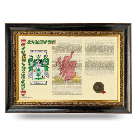 McGappane Armorial Landscape Framed - Heirloom