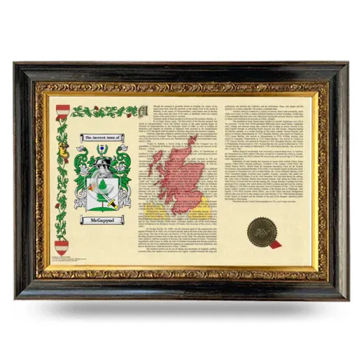 McGapynd Armorial Landscape Framed - Heirloom